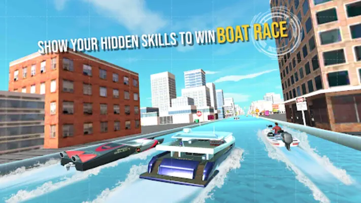 Water Boat Driving Racing Simulator android App screenshot 0