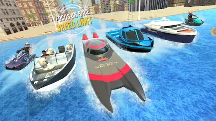 Water Boat Driving Racing Simulator android App screenshot 3